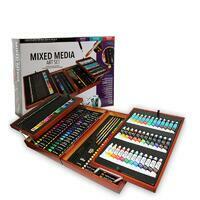 Без бренда «Оптовая коробка 5 шт.: Художественный набор (174 предмета) в деревянном чемоданчике» в Волгограде в интернет-магазине Без бренда «Оптовая коробка 5 шт.: Художественный набор (174 предмета) в деревянном чемоданчике» в Волгограде