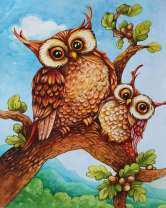 Без бренда «Совёнок с совой на ветке» в Волгограде