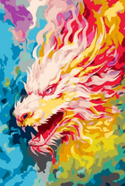 Без бренда «Разноцветный огненный дракон» в Волгограде в интернет-магазине  Без бренда «Разноцветный огненный дракон» в Волгограде