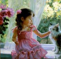 Без бренда «Девочка с кошкой на подоконнике» в Волгограде