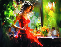 Без бренда «Милая девушка с бокалом шампанского» в Волгограде в интернет-магазине  Без бренда «Милая девушка с бокалом шампанского» в Волгограде