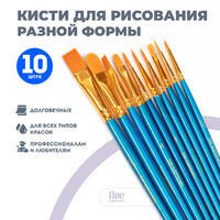 Без бренда «Коробка 250 шт.: Кисти для рисования набор (10 шт)» в Волгограде