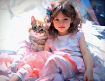 Без бренда «Девочка и пушистая кошечка» в Волгограде