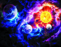 Без бренда «Солнце и планеты среди туч» в Волгограде