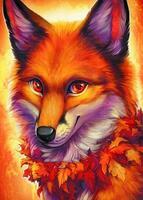 Без бренда «Хитрая лиса с осенним венком» в Волгограде