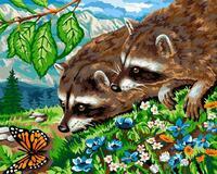 Без бренда «Еноты и бабочка на цветочной поляне» в Волгограде